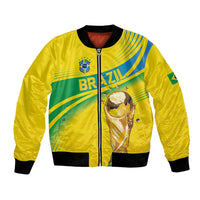 Brazil WC2026 Personalized Bomber Jacket Pentacampeón Canaries