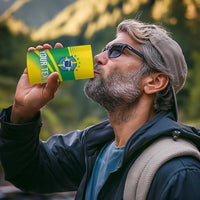 Brazil WC2026 Personalized 4 in 1 Can Cooler Tumbler Pentacampeón Canaries