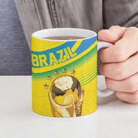 Brazil WC2026 Personalized Ceramic Mug Pentacampeón Canaries