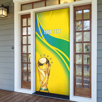 Brazil WC2026 Personalized Door Cover Pentacampeón Canaries