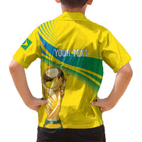 Brazil WC2026 Personalized Kid Hawaiian Shirt Pentacampeón Canaries