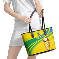 Brazil WC2026 Leather Tote Bag Pentacampeón Canaries