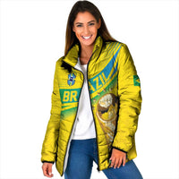 Brazil WC2026 Personalized Padded Jacket Pentacampeón Canaries