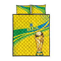 Brazil WC2026 Quilt Bed Set Pentacampeón Canaries
