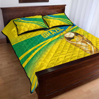 Brazil WC2026 Quilt Bed Set Pentacampeón Canaries