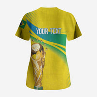 Brazil WC2026 Personalized Scrub Top Pentacampeón Canaries