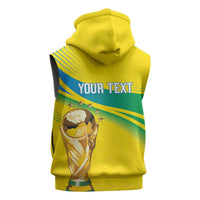 Brazil WC2026 Personalized Sleeveless Hoodie Pentacampeón Canaries