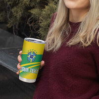 Brazil WC2026 Personalized Tumbler Cup Pentacampeón Canaries