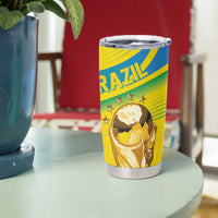Brazil WC2026 Personalized Tumbler Cup Pentacampeón Canaries