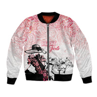 Kentucky Horse Racing Bomber Jacket Derby Girls Pink Out LT7 - Wonder Print Shop