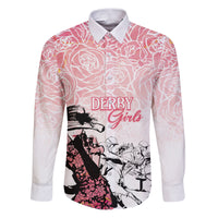 Kentucky Horse Racing Family Matching Puletasi and Hawaiian Shirt Derby Girls Pink Out - Wonder Print Shop