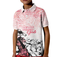 Kentucky Horse Racing Kid Polo Shirt Derby Girls Pink Out - Wonder Print Shop