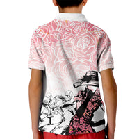 Kentucky Horse Racing Kid Polo Shirt Derby Girls Pink Out - Wonder Print Shop