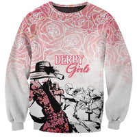 Kentucky Horse Racing Sweatshirt Derby Girls Pink Out - Wonder Print Shop