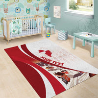 Personalized Greenland Area Rug Tupilaks Inspired