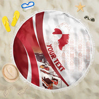 Personalized Greenland Beach Blanket Tupilaks Inspired