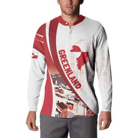 Personalized Greenland Button Sweatshirt Tupilaks Inspired