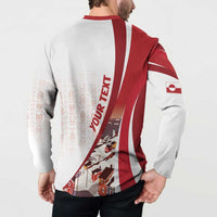 Personalized Greenland Button Sweatshirt Tupilaks Inspired