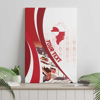 Personalized Greenland Canvas Wall Art Tupilaks Inspired