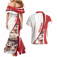 Personalized Greenland Couples Matching Mermaid Dress and Hawaiian Shirt Tupilaks Inspired