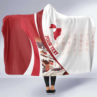 Personalized Greenland Hooded Blanket Tupilaks Inspired