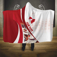 Personalized Greenland Hooded Blanket Tupilaks Inspired