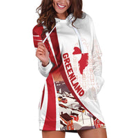 Personalized Greenland Hoodie Dress Tupilaks Inspired