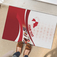 Personalized Greenland Rubber Doormat Tupilaks Inspired