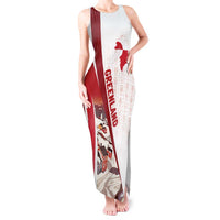 Personalized Greenland Tank Maxi Dress Tupilaks Inspired