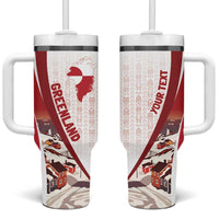 Personalized Greenland Tumbler With Handle Tupilaks Inspired