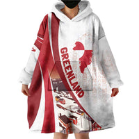 Personalized Greenland Wearable Blanket Hoodie Tupilaks Inspired