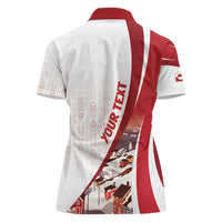 Personalized Greenland Women Polo Shirt Tupilaks Inspired