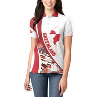 Personalized Greenland Women Polo Shirt Tupilaks Inspired