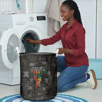 Juneteenth Black History Laundry Basket Inspirational Quotes Collage