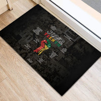 Juneteenth Black History Rubber Doormat Inspirational Quotes Collage