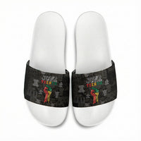 Juneteenth Black History Slide Sandals Inspirational Quotes Collage