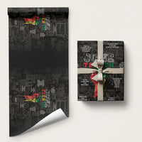 Juneteenth Black History Wrapping Paper Inspirational Quotes Collage