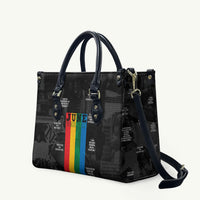 Juneteenth 2026 Black History Leather Bag Freedom Quotes Collage