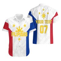 Personalised Philippines Football Hawaiian Shirt Women's WC 2023 Filipinas Basic Ver - Wonder Print Shop