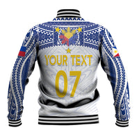 Personalised Philippines Football Baseball Jacket Women's WC 2023 Filipinas Tribal Ver LT7 - Wonder Print Shop