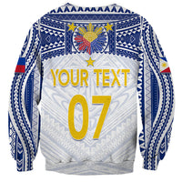 Personalised Philippines Football Sweatshirt Women's WC 2023 Filipinas Tribal Ver - Wonder Print Shop