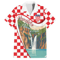 Plitvice Waterfall Hrvatska Scenery Hawaiian Shirt
