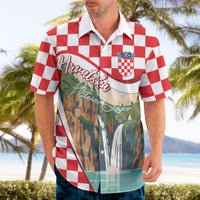 Plitvice Waterfall Hrvatska Scenery Hawaiian Shirt