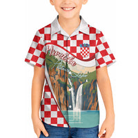 Plitvice Waterfall Hrvatska Scenery Hawaiian Shirt