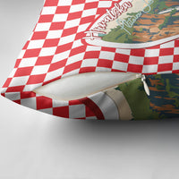 Plitvice Waterfall Hrvatska Scenery Pillow Cover