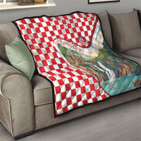 Plitvice Waterfall Hrvatska Scenery Quilt