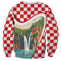 Plitvice Waterfall Hrvatska Scenery Sweatshirt