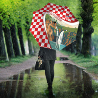 Plitvice Waterfall Hrvatska Scenery Umbrella