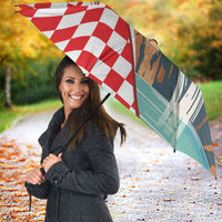 Plitvice Waterfall Hrvatska Scenery Umbrella