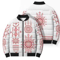 Croatia Sicanje Tattoo Inspired Bomber Puffer Jacket The Kolo